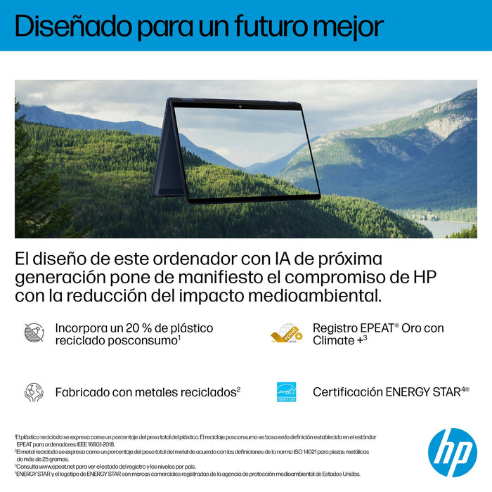EAN 199251605406 - HP OmniBook X FlipNGAI 14-fm0013ns Copilot+ PC Intel Core Ultra 5 226V Híbrido (2-en-1) 35,6 cm (14") Pant imagen 8