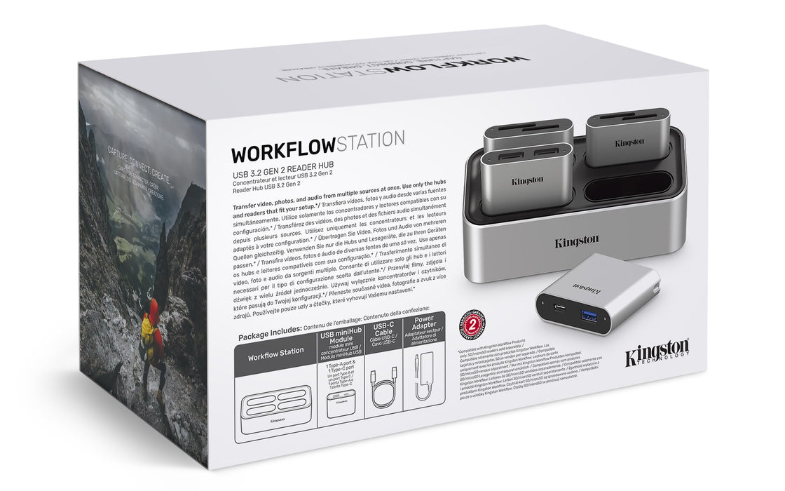 EAN 0740617341140 - Kingston Technology WFS-S base para portátil y replicador de puertos Alámbrico USB 3.2 Gen 2 (3.1 Gen 2)  imagen 6