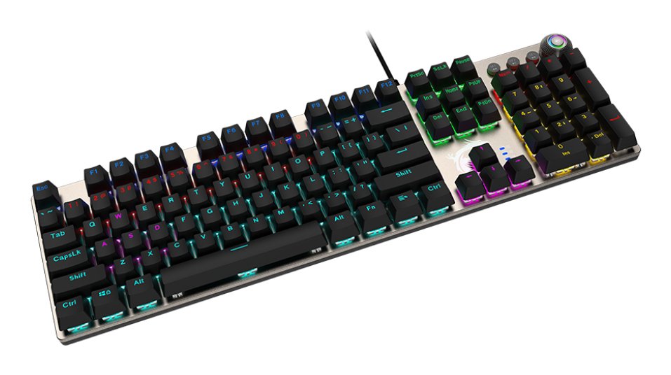 EAN 4711377209786 - MSI FORGE GK310 teclado Juego USB QWERTY Internacional de EE.UU. Negro imagen 2