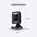 EAN 7427246073491 - AVPos AVP-630-2D lector de código de barras Lector de códigos de barras fijo 1D/2D CMOS Negro imagen 6