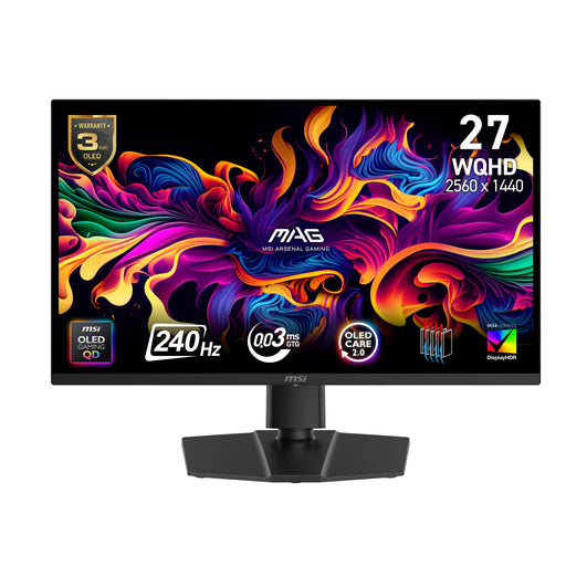 EAN 4711377286244 - MSI MAG 271QP QD-OLED X24 pantalla para PC 67,3 cm (26.5") 2560 x 1440 Pixeles Wide Quad HD Negro imagen 1