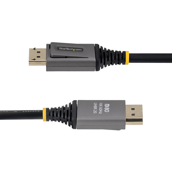 EAN 65030936569 - StarTech.com DP21V-150C-DP80-CBL cable DisplayPort Negro imagen 4