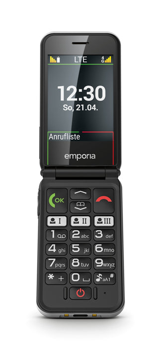 EAN 9005613168940 - Emporia SIMPLICITYglam.4G 7,11 cm (2.8") 106 g Negro Teléfono para personas mayores imagen 46