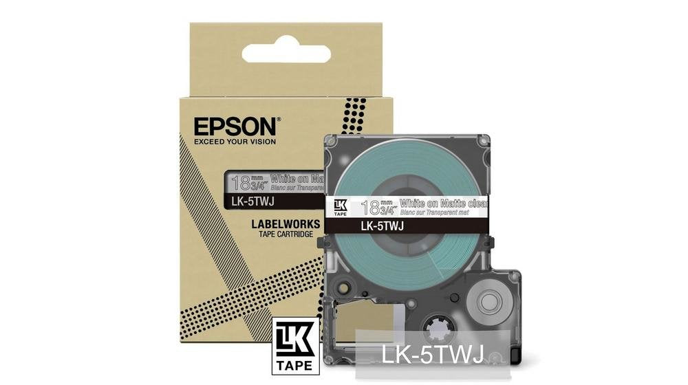 EAN 8715946713588 - Epson LK-5TWJ Transparente, Blanco imagen 1