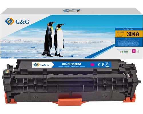 EAN 6941784724697 - G&G 14386 cartucho de tóner 1 pieza(s) Compatible Magenta imagen 1
