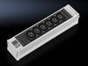 EAN 4028177402539 - Rittal DK 7856.080 base múltiple 6 salidas AC Interior Negro, Gris imagen 1