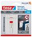 EAN 4042448340511 - TESA 77777-00000 gancho para almacenamiento Interior Gancho universal Rojo, Blanco 2 pieza(s) imagen 1