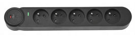 EAN 5906721172994 - ART F2100 base múltiple 1,5 m 5 salidas AC Interior Negro imagen 4
