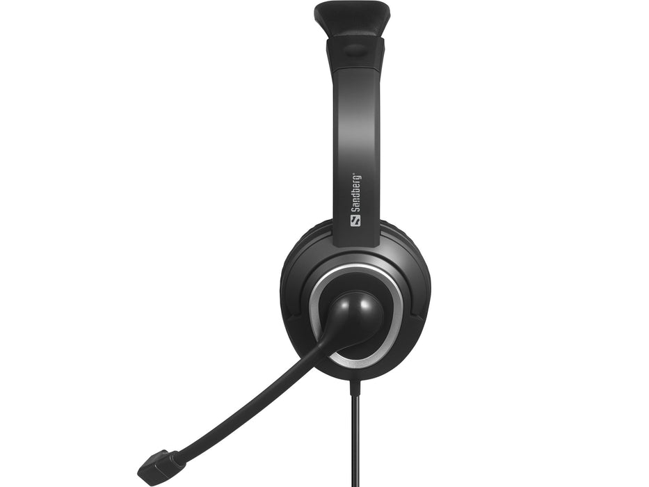 EAN 5705730126475 - Sandberg 126-47 auricular y casco Auriculares Alámbrico Diadema Oficina/Centro de llamadas USB Tipo C Neg imagen 3