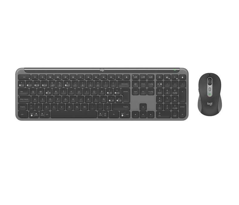 EAN 5099206119222 - Logitech 920-012486 teclado Ratón incluido Oficina RF Wireless + Bluetooth QWERTY Español Grafito imagen 1
