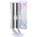 EAN 6977277369274 - Einarex EXAC-VT-100-R-W sistema de refrigeración para ordenador Procesador Refrigerador de aire 12 cm Bla imagen 5