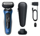 EAN 8700216644907 - Braun 62-B1200s Máquina de afeitar de láminas Recortadora Negro, Azul imagen 3