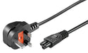 EAN 5705965915110 - Microconnect PE090818 cable de transmisión Negro 2 m Enchufe tipo G C5 acoplador imagen 1