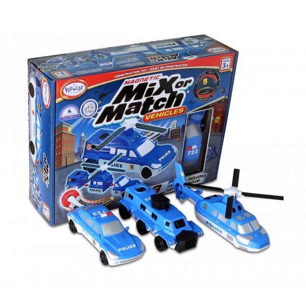 EAN 0755828603161 - Popular Playthings Mix or Match Vehicles Police imagen 1