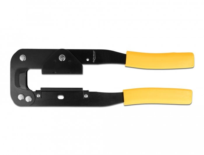 EAN 4043619868308 - DeLOCK 86830 crimpadora Herramienta para prensar Negro, Amarillo imagen 1