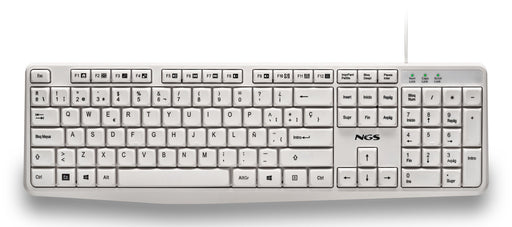 EAN 8435430628319 - NGS HERITAGE teclado Universal USB QWERTY Español Blanco imagen 1