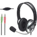 EAN 0766623175555 - Manhattan 175555 auricular y casco Auriculares Alámbrico Diadema Llamadas/Música Negro imagen 4