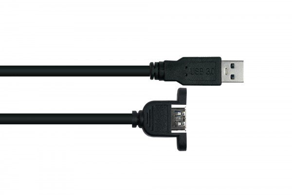 EAN 4066857000231 - Alcasa UK30P-AEA-020S cable USB USB 3.2 Gen 1 (3.1 Gen 1) 2 m USB A 5 Gbit/s Negro imagen 2