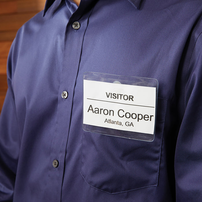 EAN 3501170929100 - DYMO LW - Appointment / Name Badge Cards - 51 x 89 mm - S0929100 Etiqueta para impresora no adhesiva imagen 3