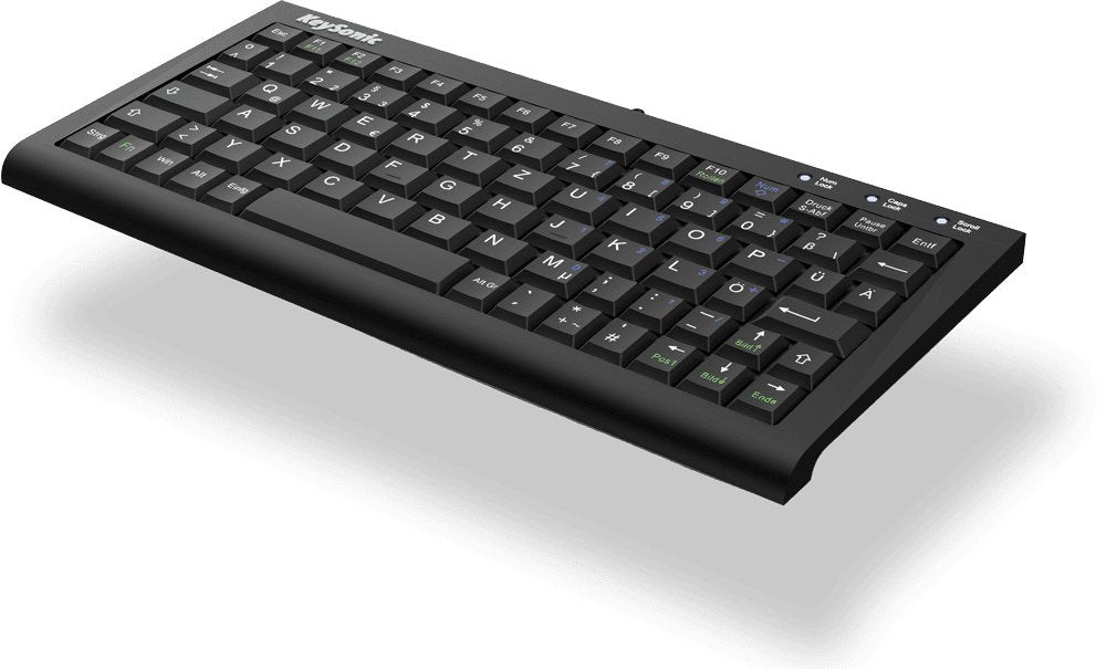 EAN 4250078168676 - KeySonic ACK-3401U (UK) teclado Hogar USB QWERTY Inglés del Reino Unido Negro imagen 1