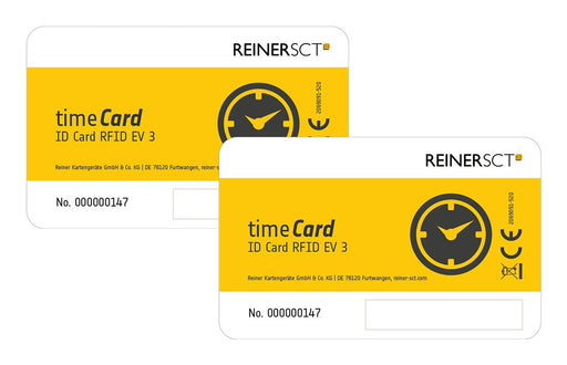 EAN 4011170085113 - Reiner SCT timeCard Premium card MIFARE DESFire EV3 etiqueta RFID Negro, Blanco, Amarillo 50 pieza(s) imagen 2