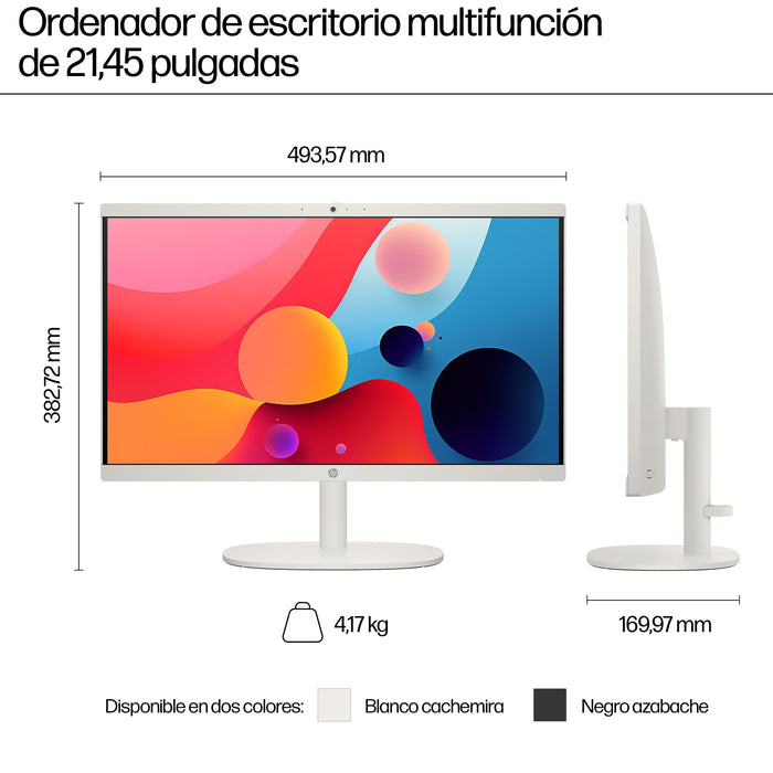 EAN 198122166763 - HP 22-dg0005ns Intel® N N100 54,5 cm (21.4") 1920 x 1080 Pixeles PC todo en uno 8 GB DDR5-SDRAM 256 GB SSD imagen 5