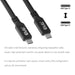 EAN 8719214473938 - CLUB3D CAC-2509 cable USB USB4 Gen 2x2 9 m USB C 20 Gbit/s Negro imagen 4