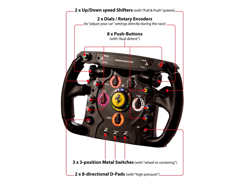 EAN 0132017774473 - Thrustmaster Ferrari F1 Negro RF Volante Analógico PC, Playstation 3 imagen 5