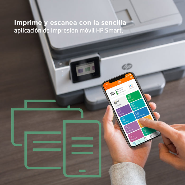 EAN 0195161213915 - HP OfficeJet Pro 9012e All-in-One Prntr Inyección de tinta térmica A4 4800 x 1200 DPI 22 ppm imagen 8