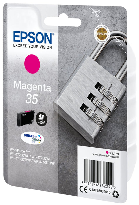 EAN 8715946632308 - Epson Padlock C13T35834020 cartucho de tinta 1 pieza(s) Original Rendimiento estándar imagen 2