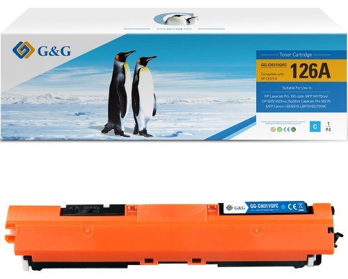 EAN 6941881221938 - G&G 14390 cartucho de tóner 1 pieza(s) Compatible Cian imagen 1