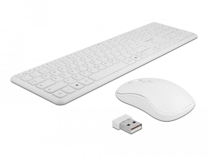 EAN 4043619127030 - DeLOCK 12703 teclado Ratón incluido Universal RF inalámbrico QWERTZ Alemán imagen 1