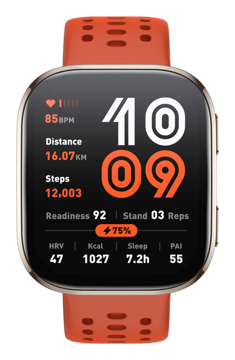 EAN 6970100377859 - Amazfit Bip 6 Red 5 cm (1.97") AMOLED Digital 390 x 450 Pixeles Pantalla táctil Oro GPS (satélite) imagen 5