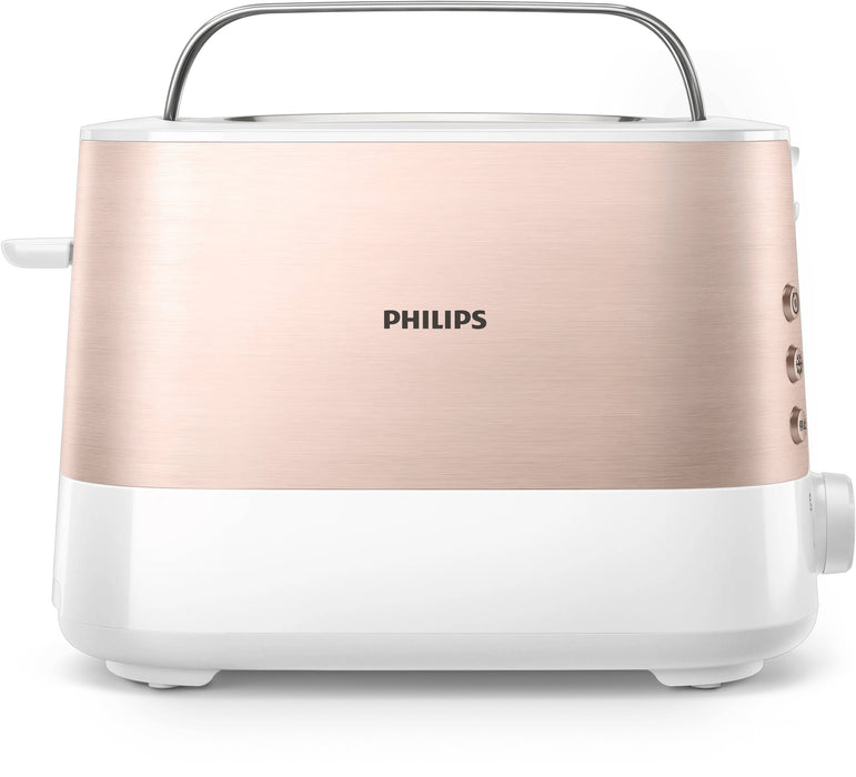 EAN 8720389031021 - Philips Viva Collection HD2638/11 tostadora 7 2 rebanada(s) 950 W Oro rosa, Blanco imagen 3