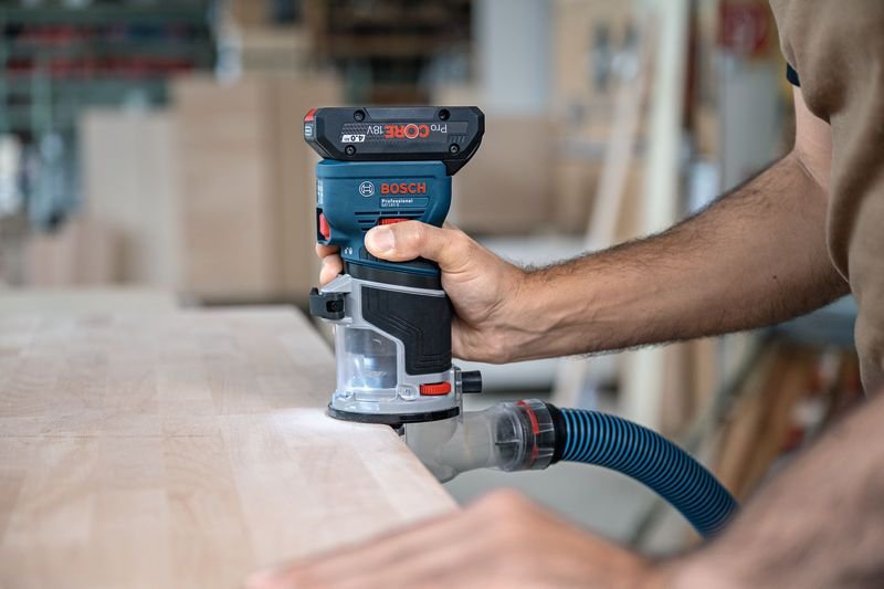 EAN 4059952640761 - Bosch GKF 18V-8 Negro, Azul 30000 RPM imagen 3