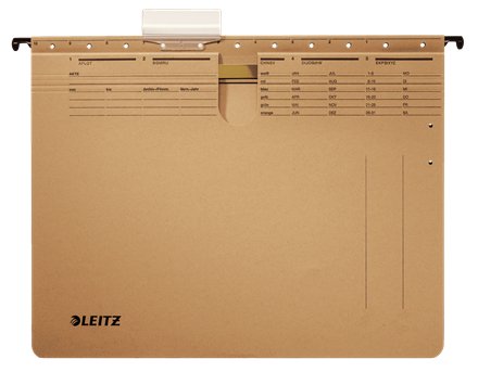 EAN 4002432303977 - Leitz Alpha archivador colgante Cartón, Polipropileno (PP) A4 Marrón imagen 1