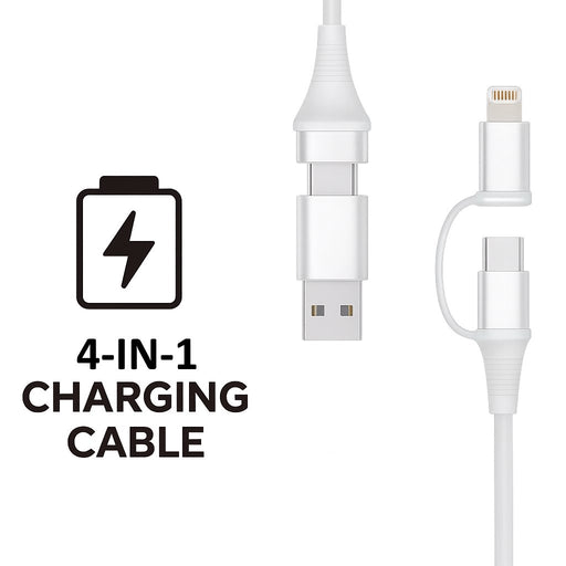 EAN 8052101435764 - Ewent EC1076 cable USB USB 2.0 2 m USB A/USB C USB C/Lightning 0,48 Gbit/s 60 W Blanco imagen 2