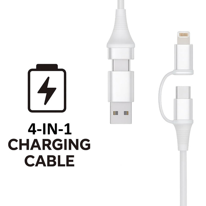 EAN 8052101435764 - Ewent EC1076 cable USB USB 2.0 2 m USB A/USB C USB C/Lightning 0,48 Gbit/s 60 W Blanco imagen 2