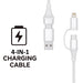 EAN 8052101435764 - Ewent EC1076 cable USB USB 2.0 2 m USB A/USB C USB C/Lightning 0,48 Gbit/s 60 W Blanco imagen 2