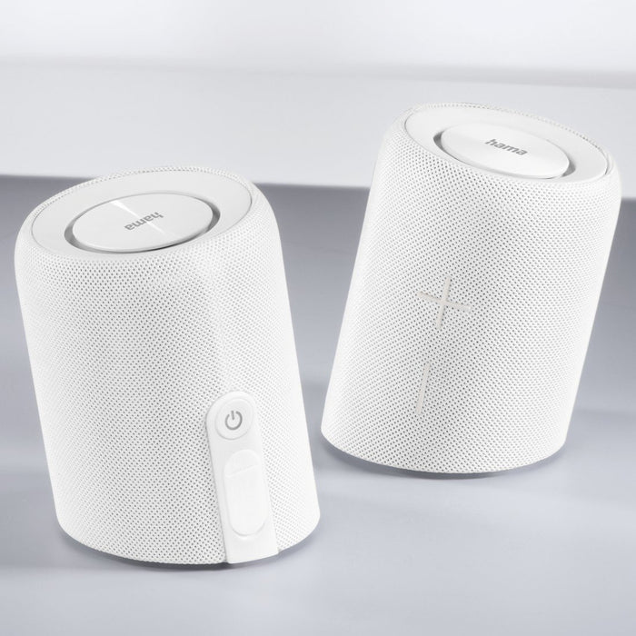 EAN 4047443498076 - Hama Twin 3.0 Altavoz portátil estéreo Blanco 30 W imagen 17