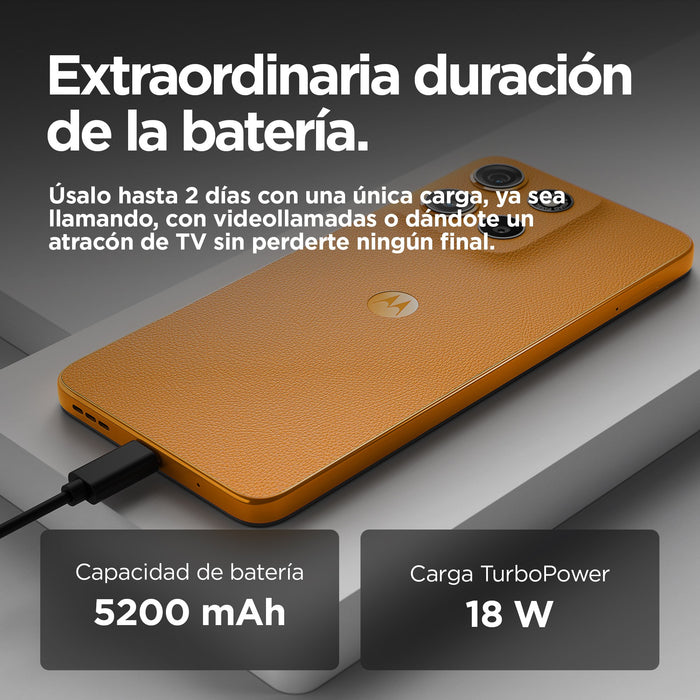 EAN 0840023284984 - Motorola moto g15 17,1 cm (6.72") SIM doble Android 15 4G USB Tipo C 8 GB 256 GB 5200 mAh Naranja imagen 8