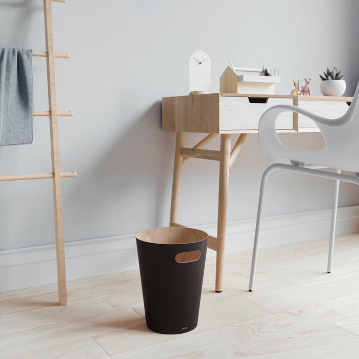 EAN 28295445092 - Umbra 082780-045 papelera 7,5 L Alrededor Madera Negro, Madera imagen 5