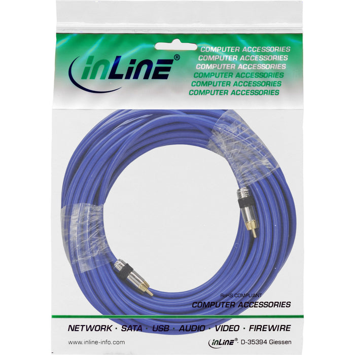 EAN 4043718084319 - InLine 4043718084319 cable de audio 15 m RCA Azul imagen 2