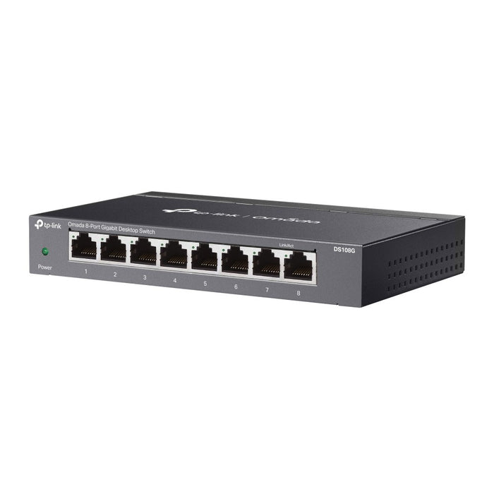 EAN 4895252506808 - TP-Link Omada DS108G switch No administrado Gigabit Ethernet (10/100/1000) Negro imagen 3