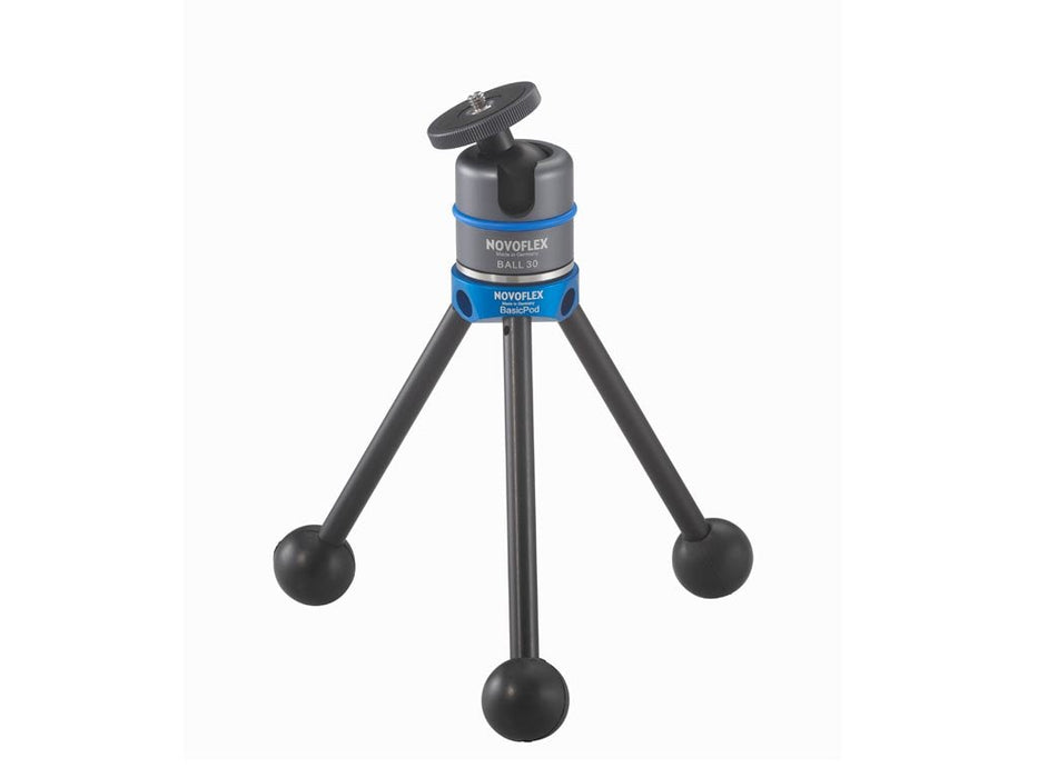 EAN 4030432841014 - Novoflex BasicPod Mini tripode Digitales / cámaras de película 3 pata(s) Negro, Azul imagen 4