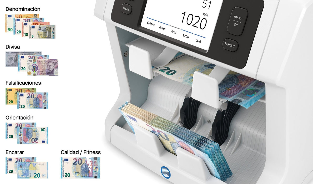 EAN 8717496339133 - Safescan 2995-SC Contador de billetes Blanco imagen 9
