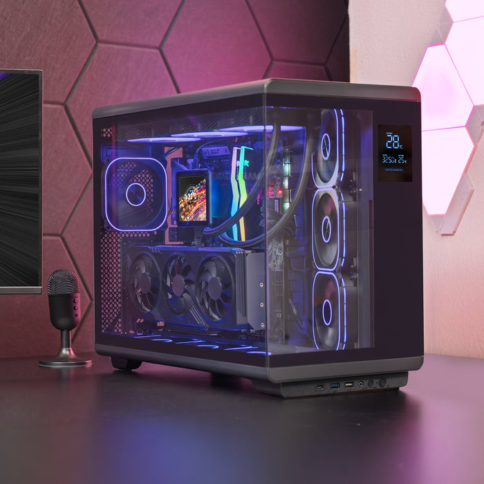 EAN 8435693115281 - Mars Gaming MCREVMAX carcasa de ordenador Midi Tower Negro imagen 3