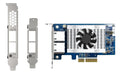 EAN 0885022021505 - QNAP QXG-10G2T-X710 adaptador y tarjeta de red Interno Ethernet 1000 Mbit/s imagen 1