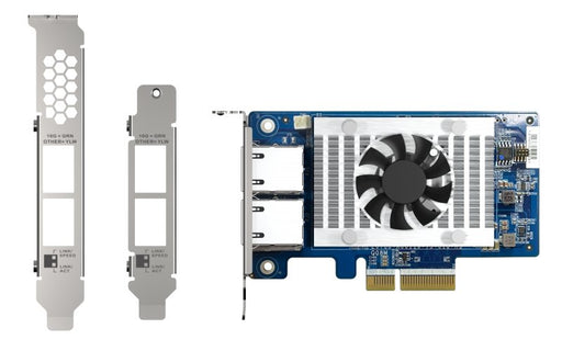 EAN 0885022021505 - QNAP QXG-10G2T-X710 adaptador y tarjeta de red Interno Ethernet 1000 Mbit/s imagen 1