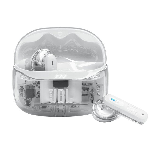 EAN 1200130016516 - JBL Tune Beam 2 Ghost Edition Auriculares Inalámbrico Dentro de oído Música/uso diario Bluetooth Blanco imagen 1